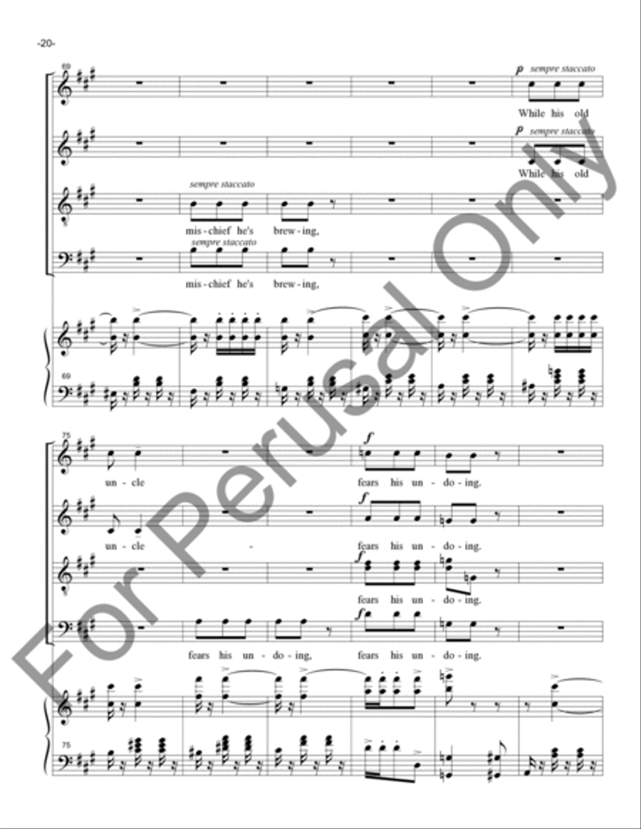 Opera Choruses, Set 1 Opera Choruses, Set 1 4-Part scores gallery preview page 21