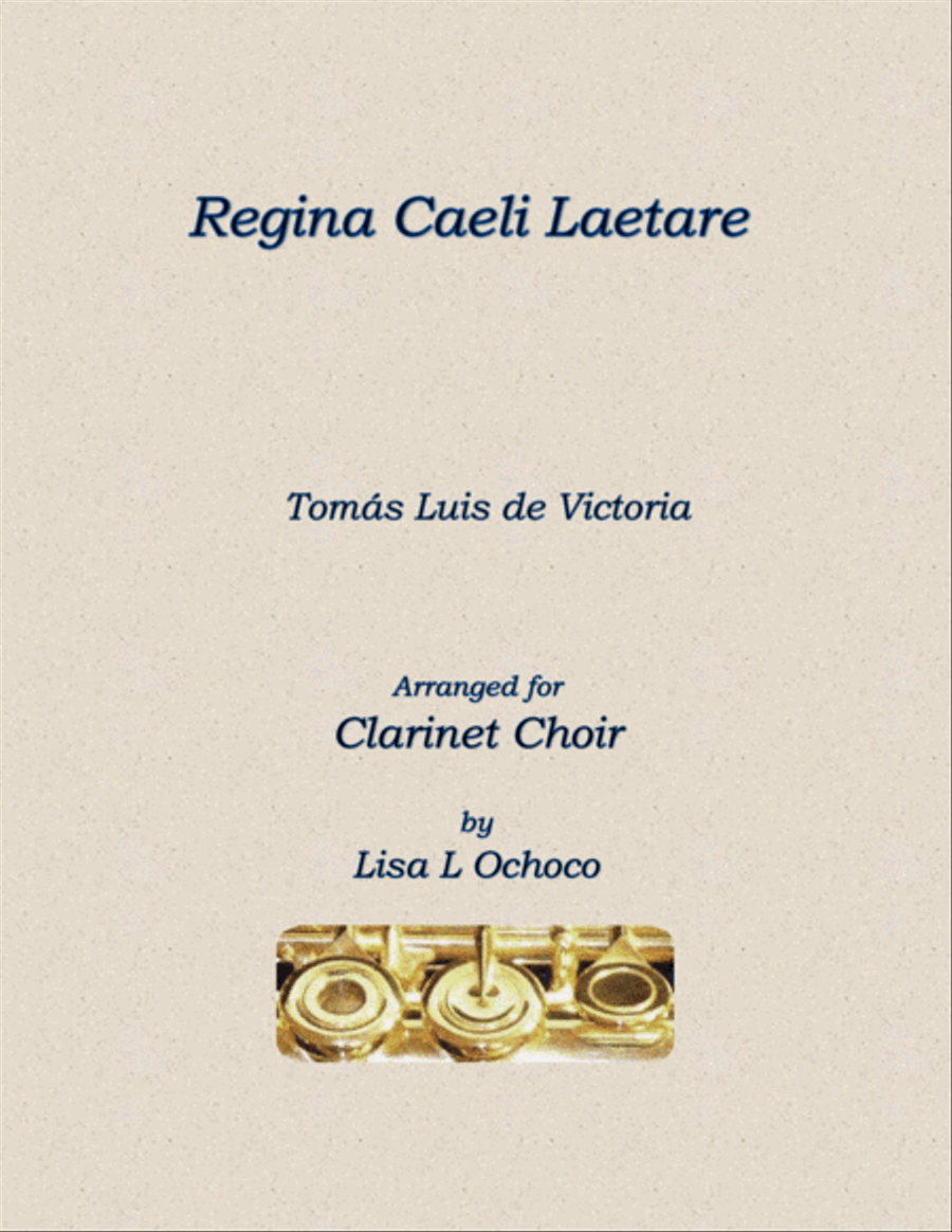 Regina Caeli Laetare for Clarinet Choir Clarinet Choir scores gallery preview page 1