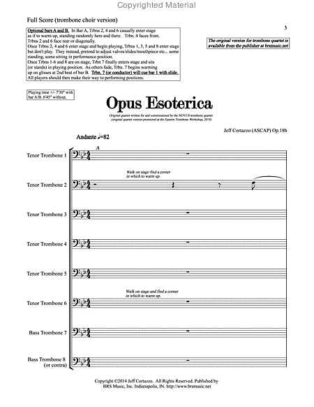 Opus Esoterica, Op. 18b