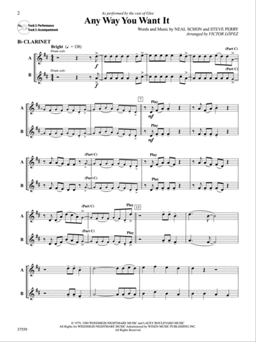 U.Play.Plus More Pops -- Melody Plus Harmony Clarinet Solo scores gallery preview page 3