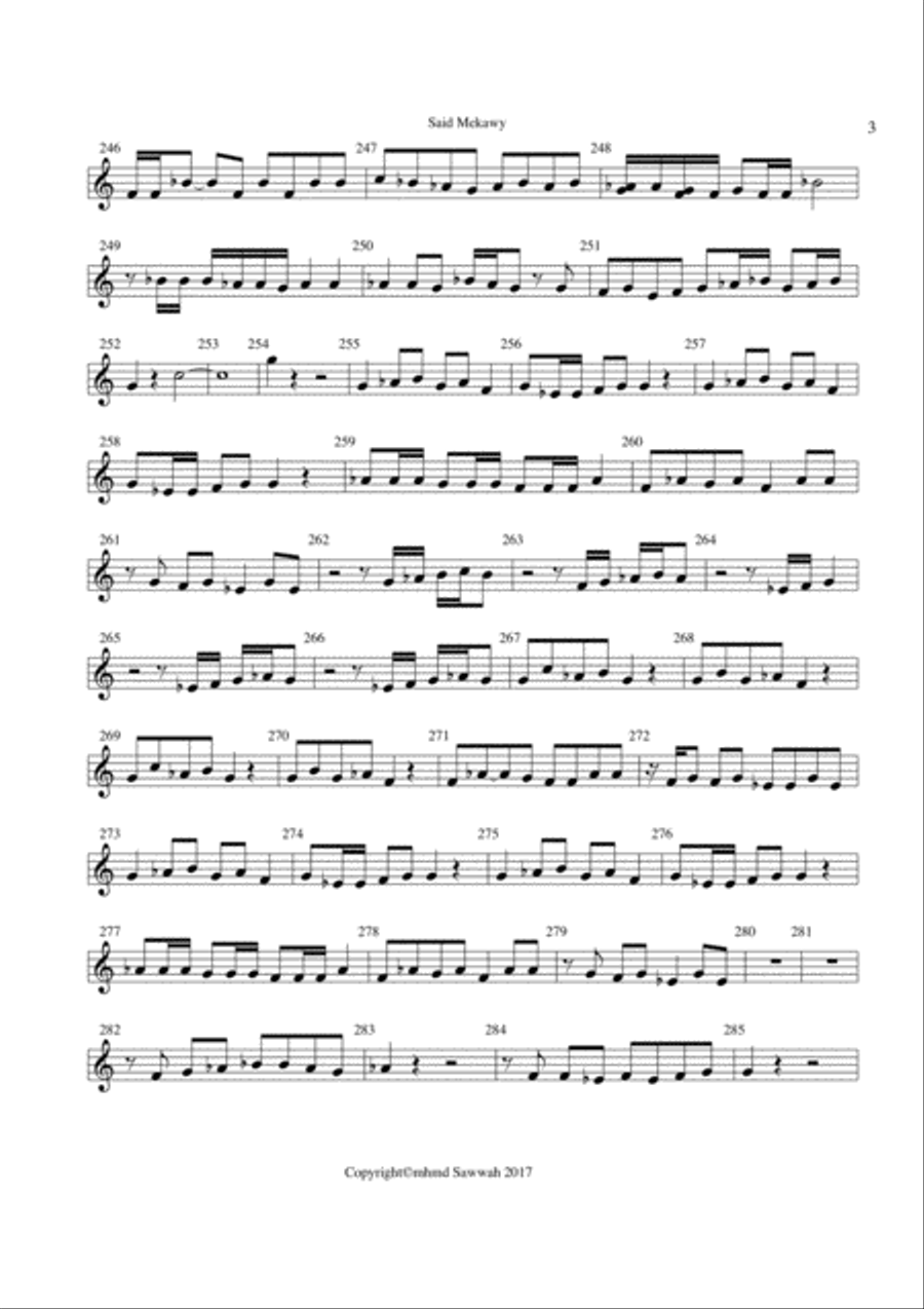 EL Lila L kbeera Brass Ensemble scores gallery preview page 3