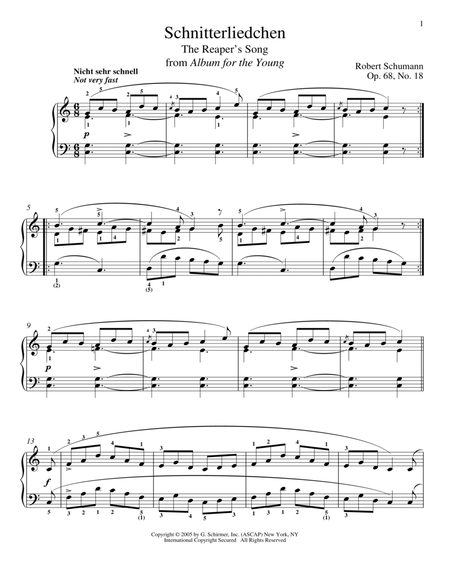 The Reaper's Song, Op. 68, No. 18 (Schnitterliedchen)