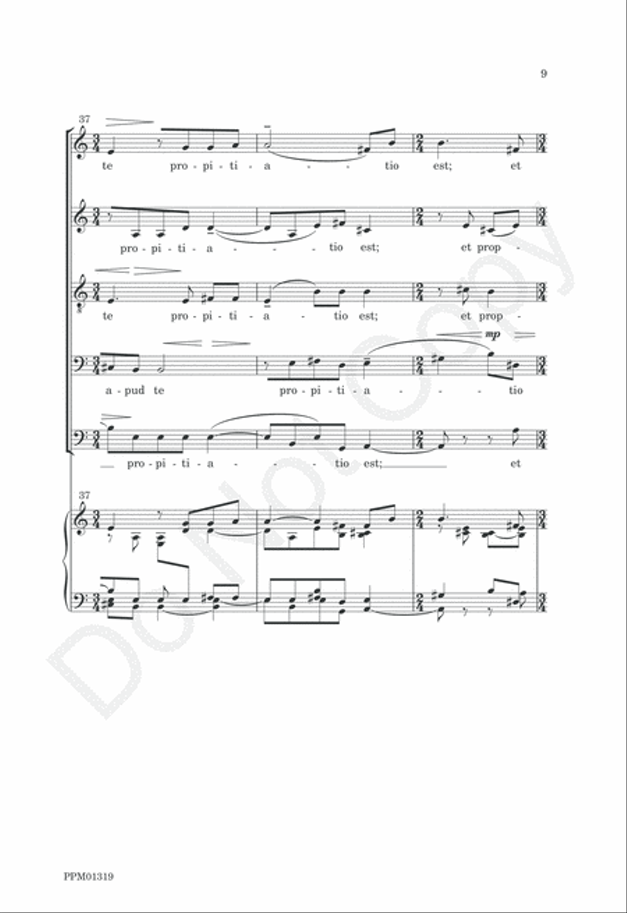 De Profundis A Cappella scores gallery preview page 12