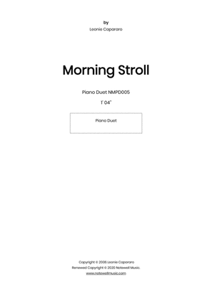Book cover for Morning Stroll (Piano duet)