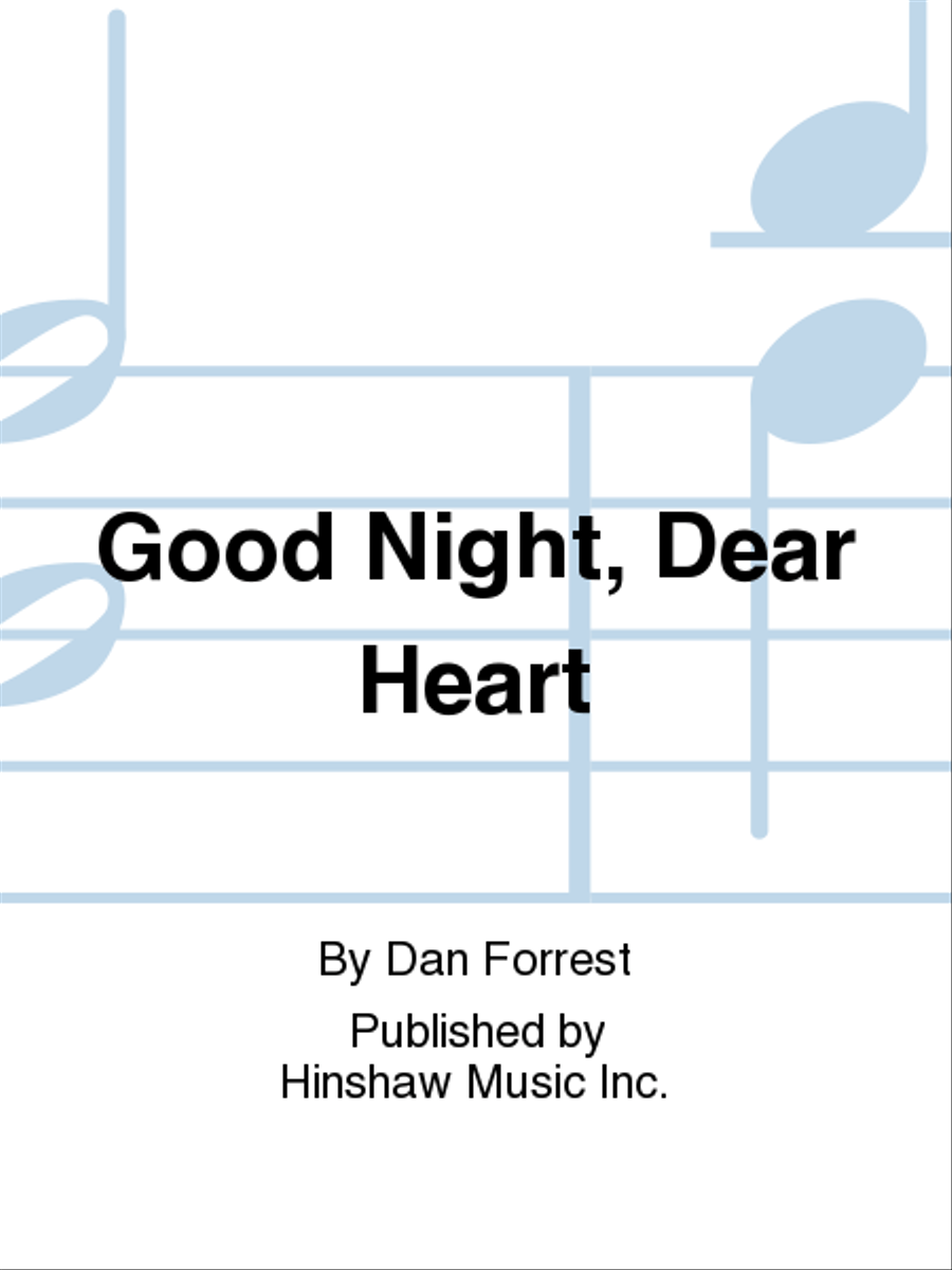 Good Night, Dear Heart SSAA scores gallery preview page 1
