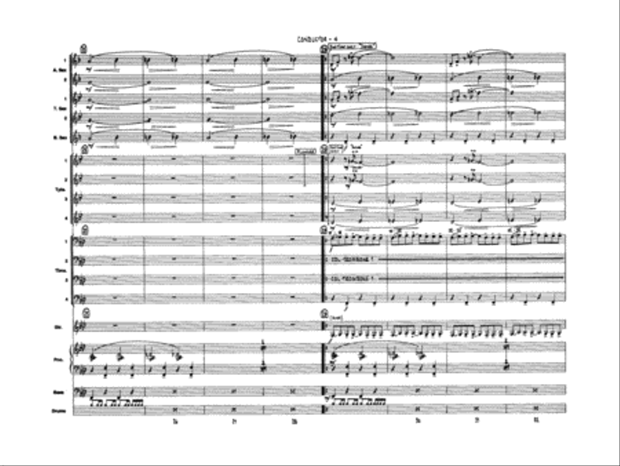 James Bond Theme: Score Jazz Ensemble scores gallery preview page 4