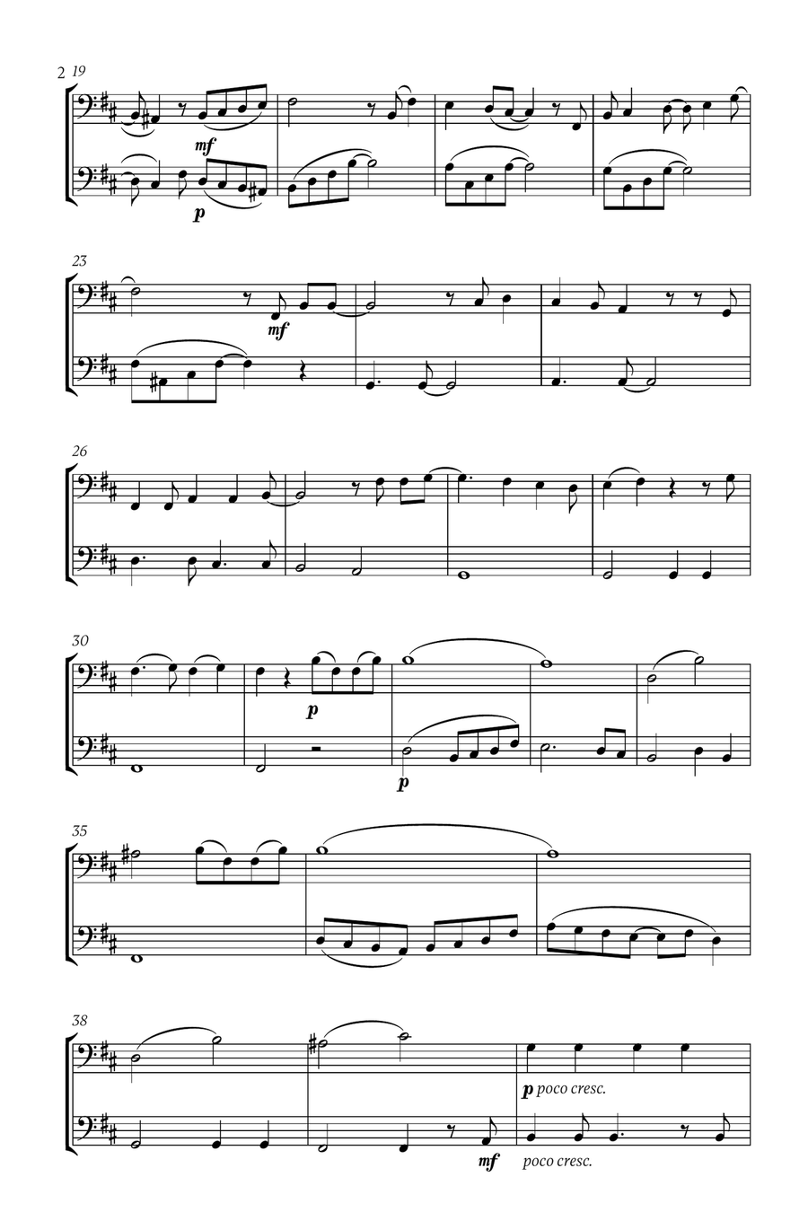 Mary, Did You Know? Woodwind Duet scores gallery preview page 2