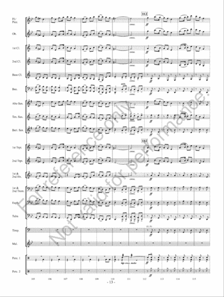 A Pirate's Tale A Pirate's Tale Concert Band scores gallery preview page 14