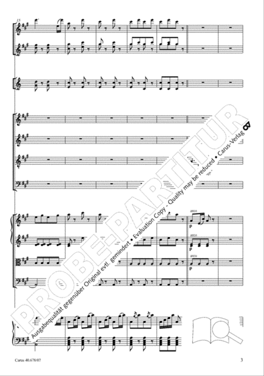 Missa pastoralis bohemica 4-Part scores gallery preview page 16