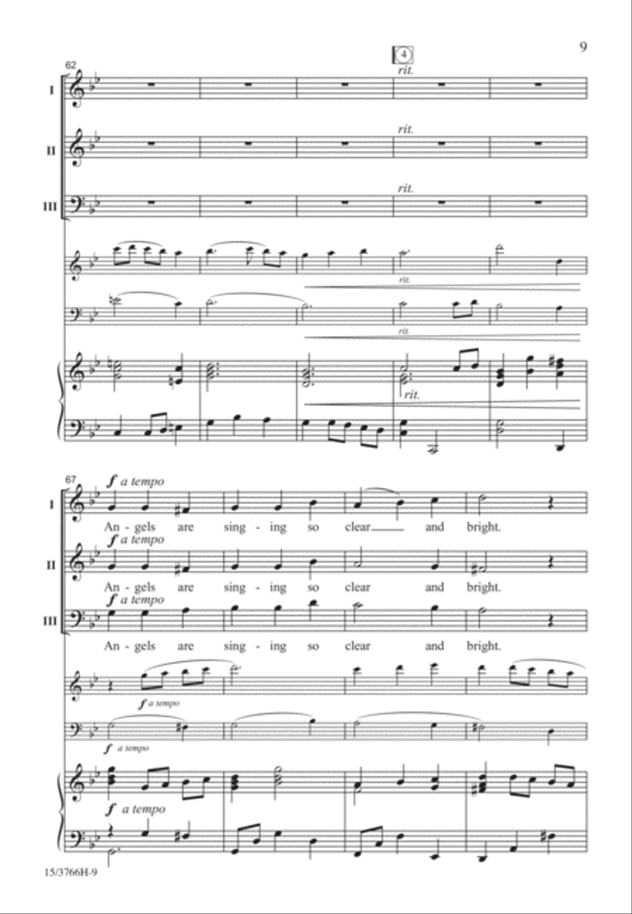Lullay, Noel 3-Part scores gallery preview page 9