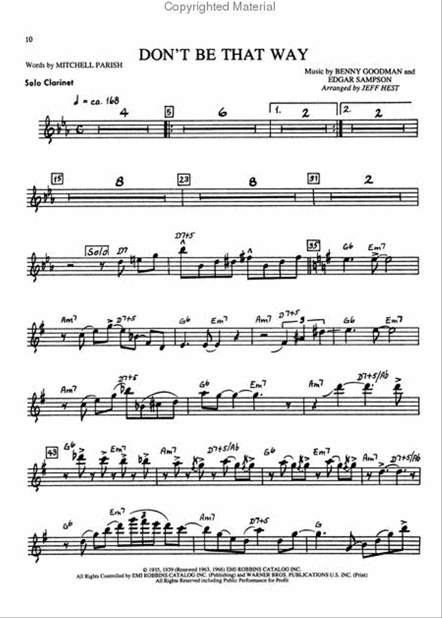 Original Big Band Sounds Big Band scores gallery preview page 4