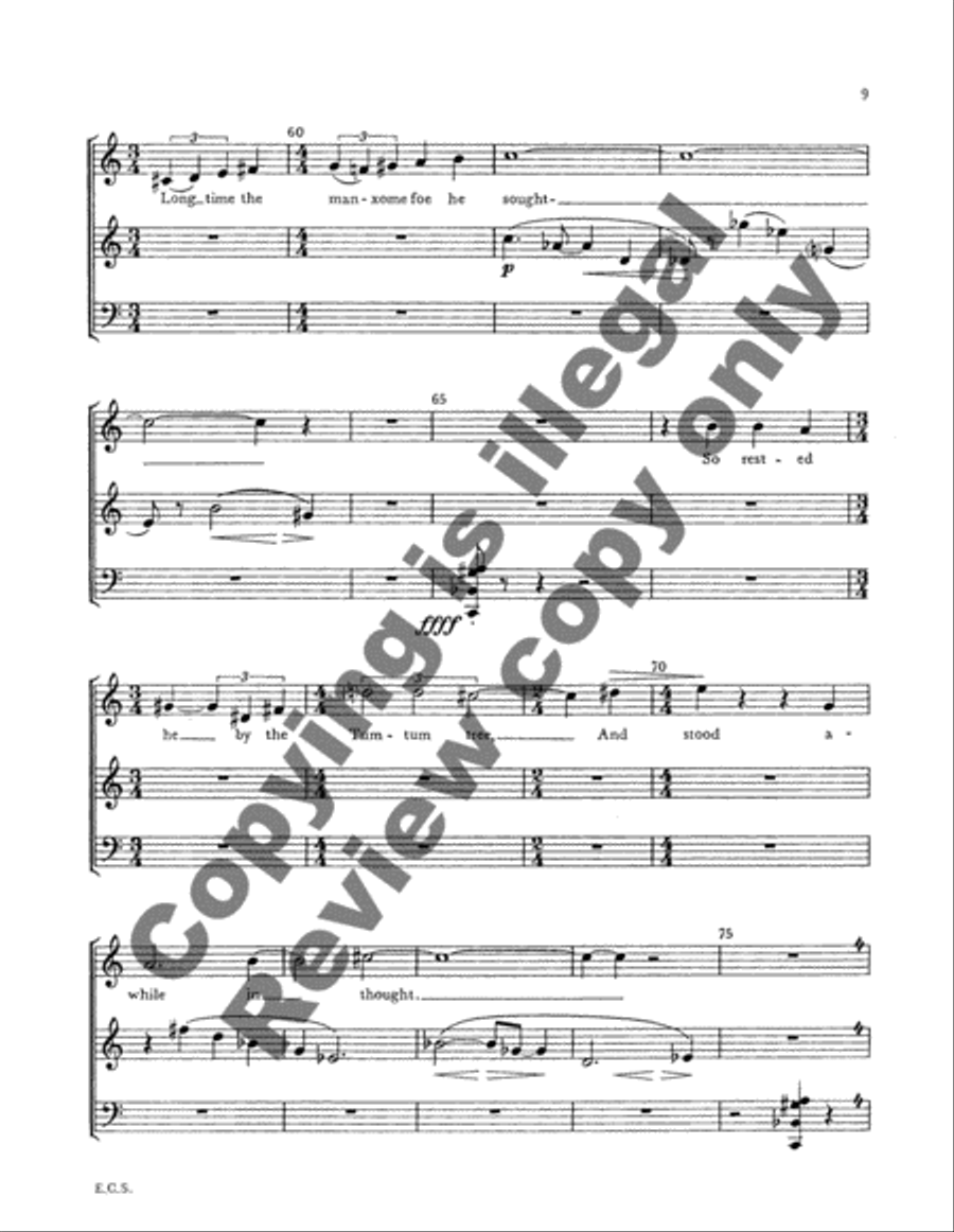 Jabberwocky Flute scores gallery preview page 7