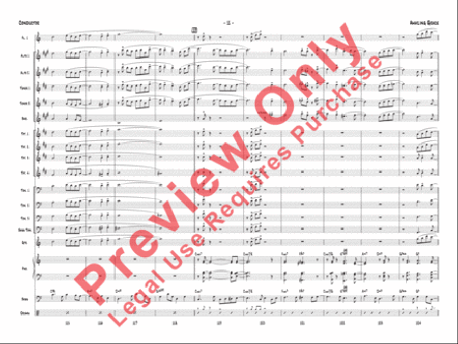 Amazing Grace Amazing Grace Jazz Ensemble scores gallery preview page 15