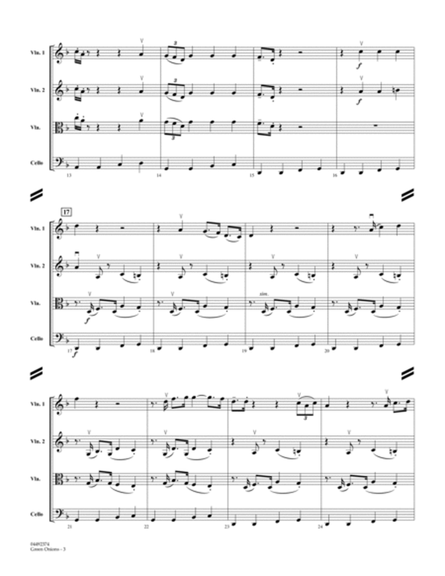 Green Onions (arr. Robert Longfield) - Conductor Score (Full Score)