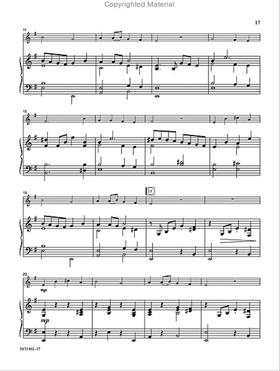 Christmas Winds Christmas Winds Clarinet scores gallery preview page 13