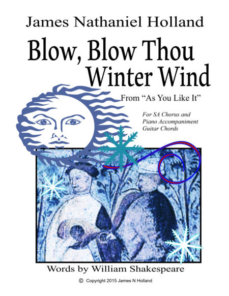 Blow Blow Thou Winter Wind Jazz Version arranged for SA Chorus image number null