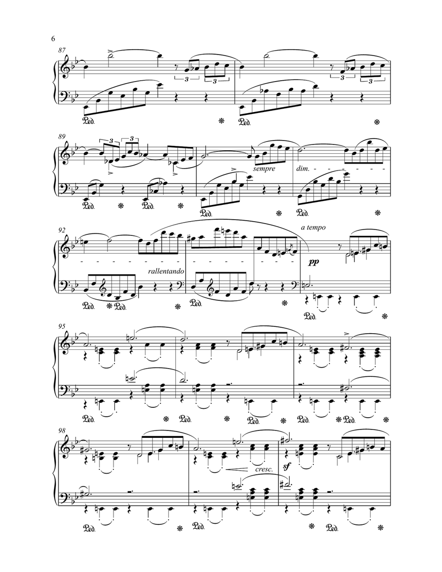 Chopin - Ballade No. 1 in G Minor, Op. 23(Piano) Piano Solo scores gallery preview page 6