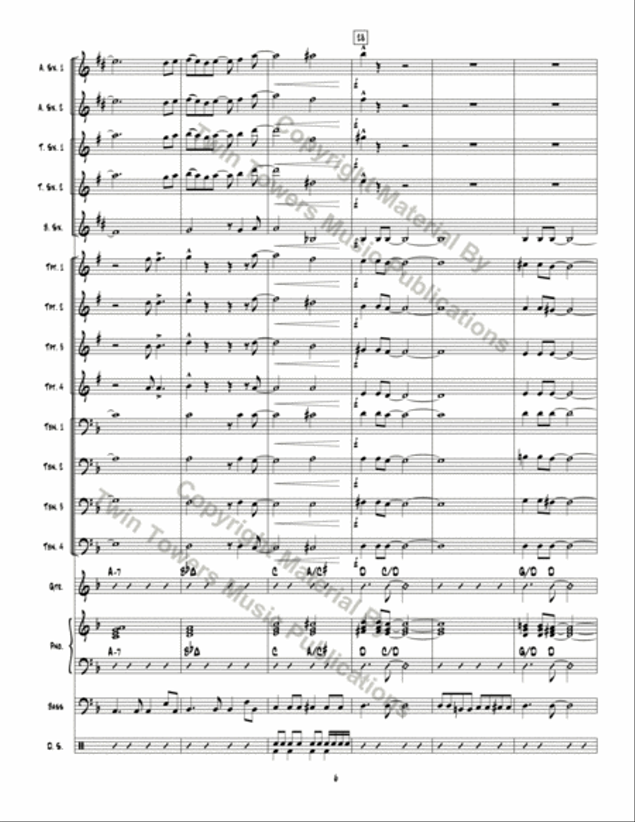Table Time Table Time Jazz Ensemble scores gallery preview page 7