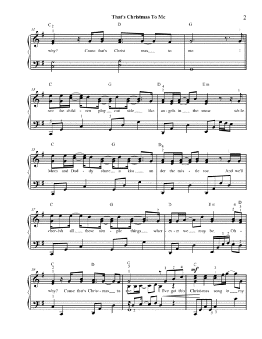 That's Christmas To Me Voice scores gallery preview page 3