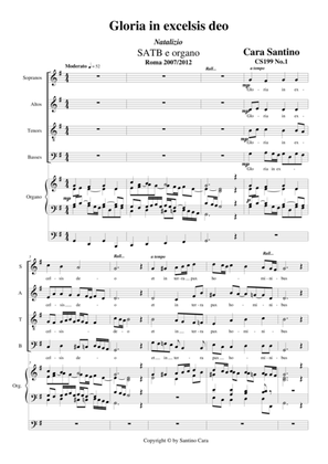 Gloria in excelsis deo - Christmas motet for Choir SATB and organ