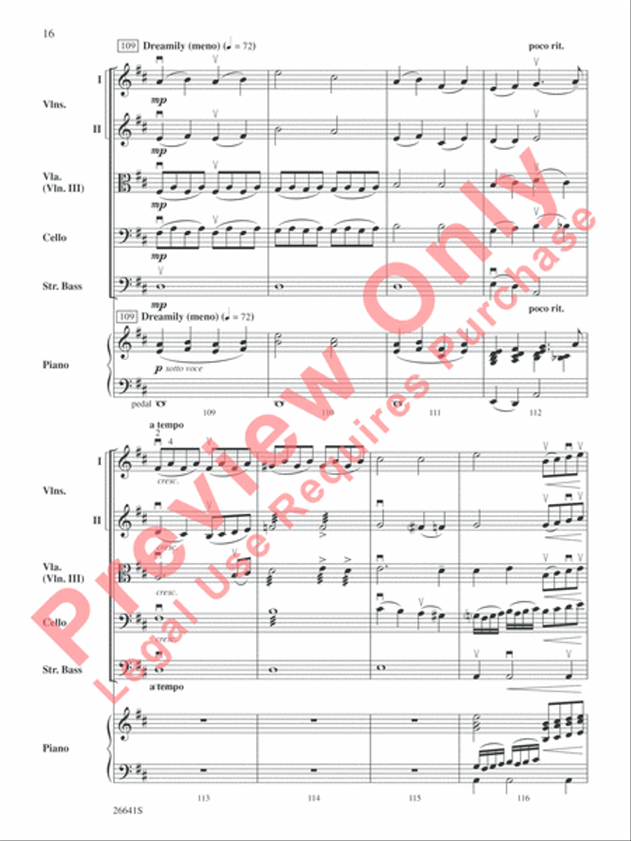 The Wizard of Oz String Orchestra scores gallery preview page 17