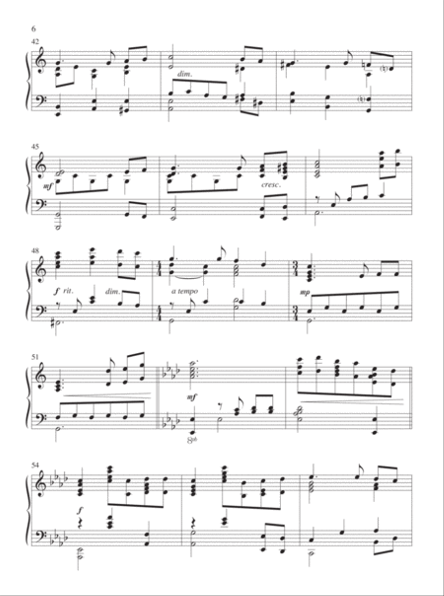 The Father's Love Piano Solo scores gallery preview page 5
