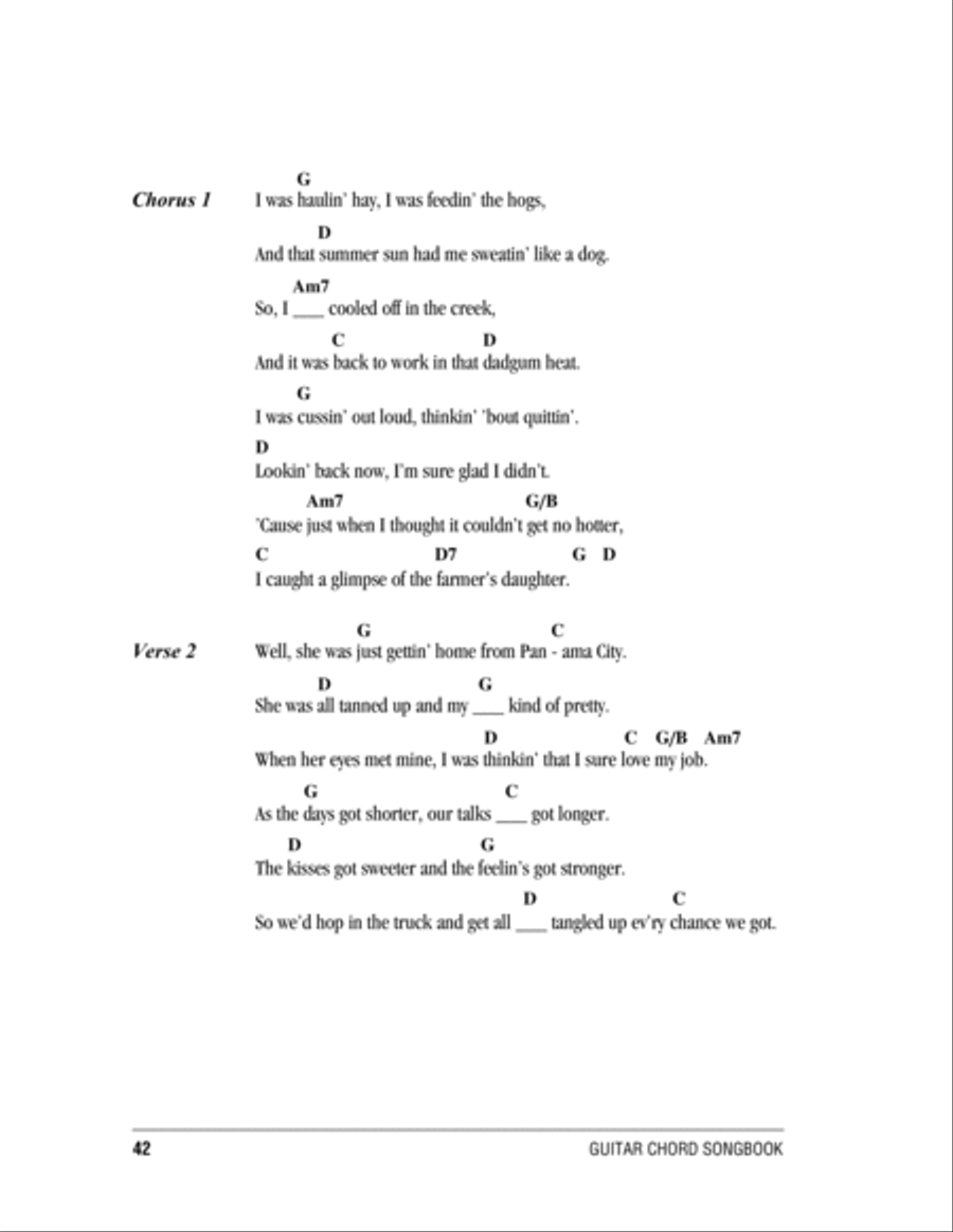 Farmer's Daughter Farmer's Daughter Acoustic Guitar scores gallery preview page 2