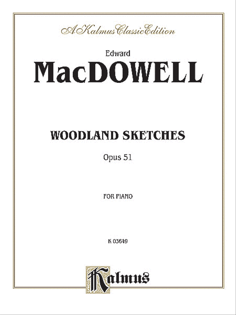Woodland Sketches Piano Solo scores gallery preview page 1