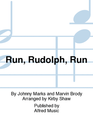 Book cover for Run, Rudolph, Run