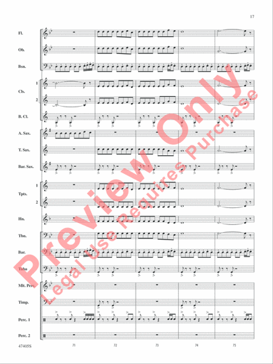 DC Comics Superheroes Concert Band scores gallery preview page 18