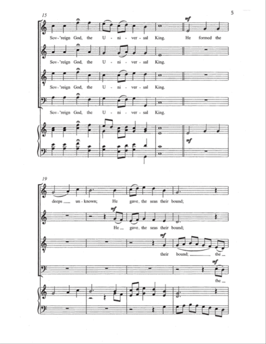 Sounding Joy Sounding Joy 4-Part scores gallery preview page 3