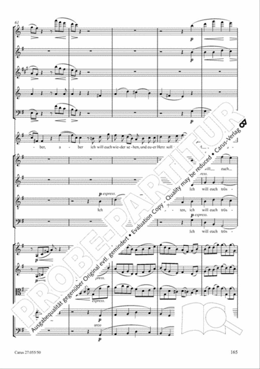 Ein Deutsches Requiem (German Requiem) 4-Part scores gallery preview page 172