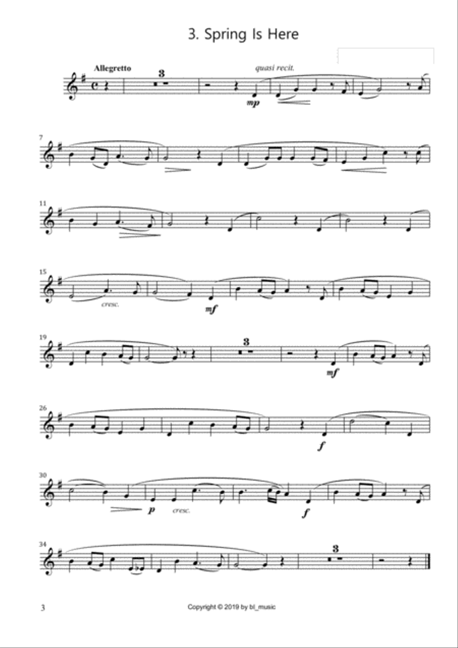 A Victorian Suite for Ocarina and Piano Piano scores gallery preview page 4