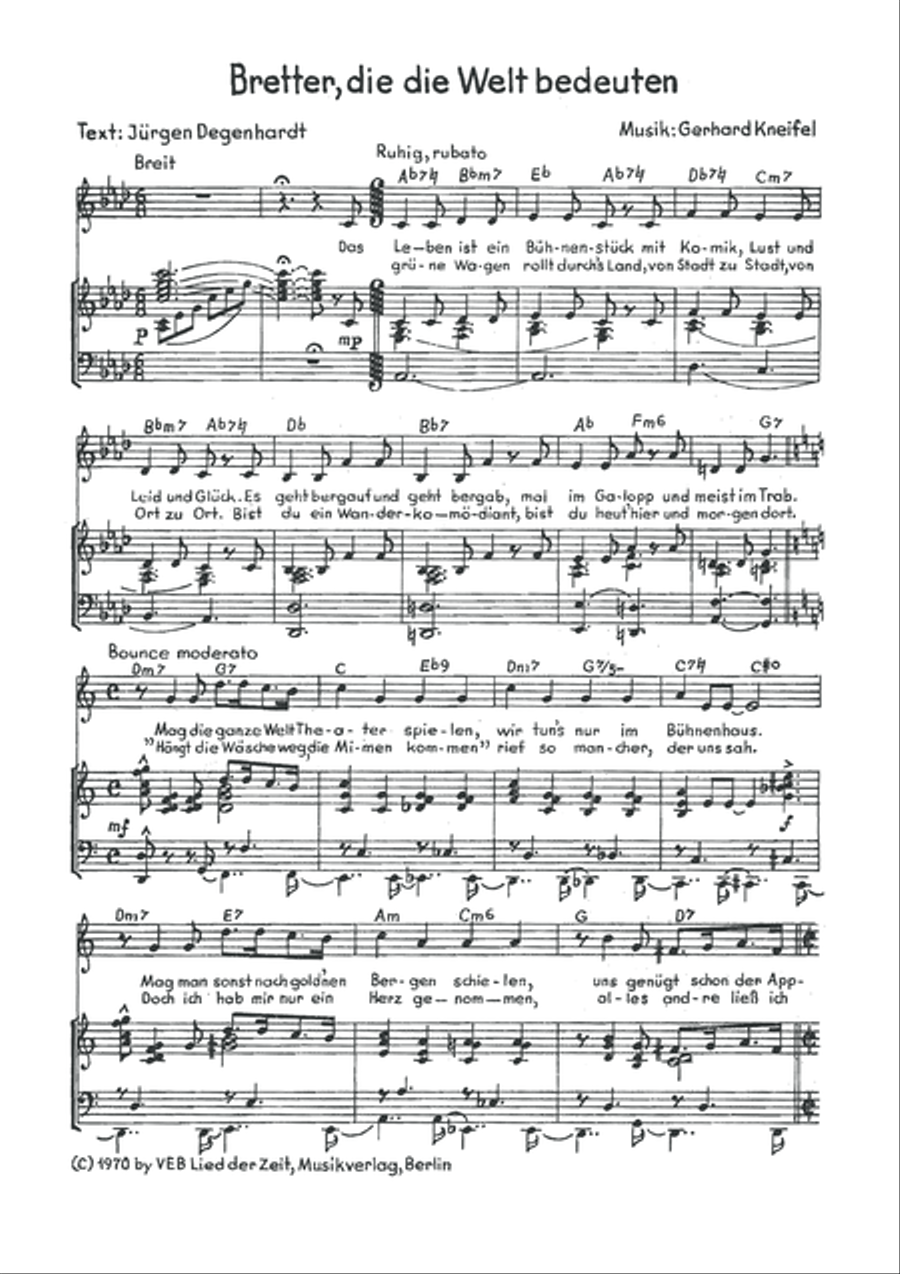Bretter, die die Welt bedeuten Voice scores gallery preview page 4