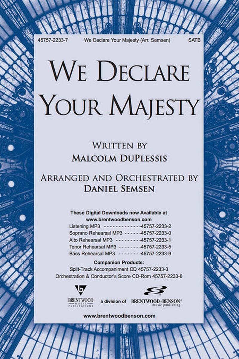 We Declare Your Majesty (Split Track Accompaniment CD)