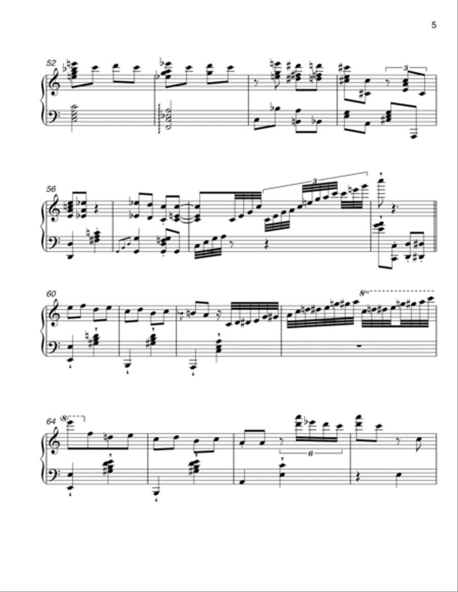 Cruella De Vill Piano Solo scores gallery preview page 6