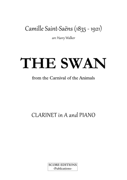 Saint-Saëns: The Swan (for Clarinet in A and Piano) image number null