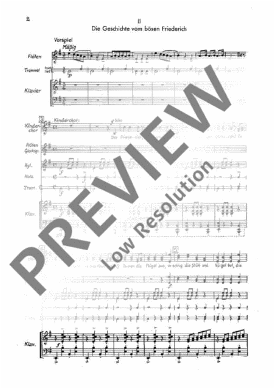 Der Struwwelpeter Children's Choir scores gallery preview page 7