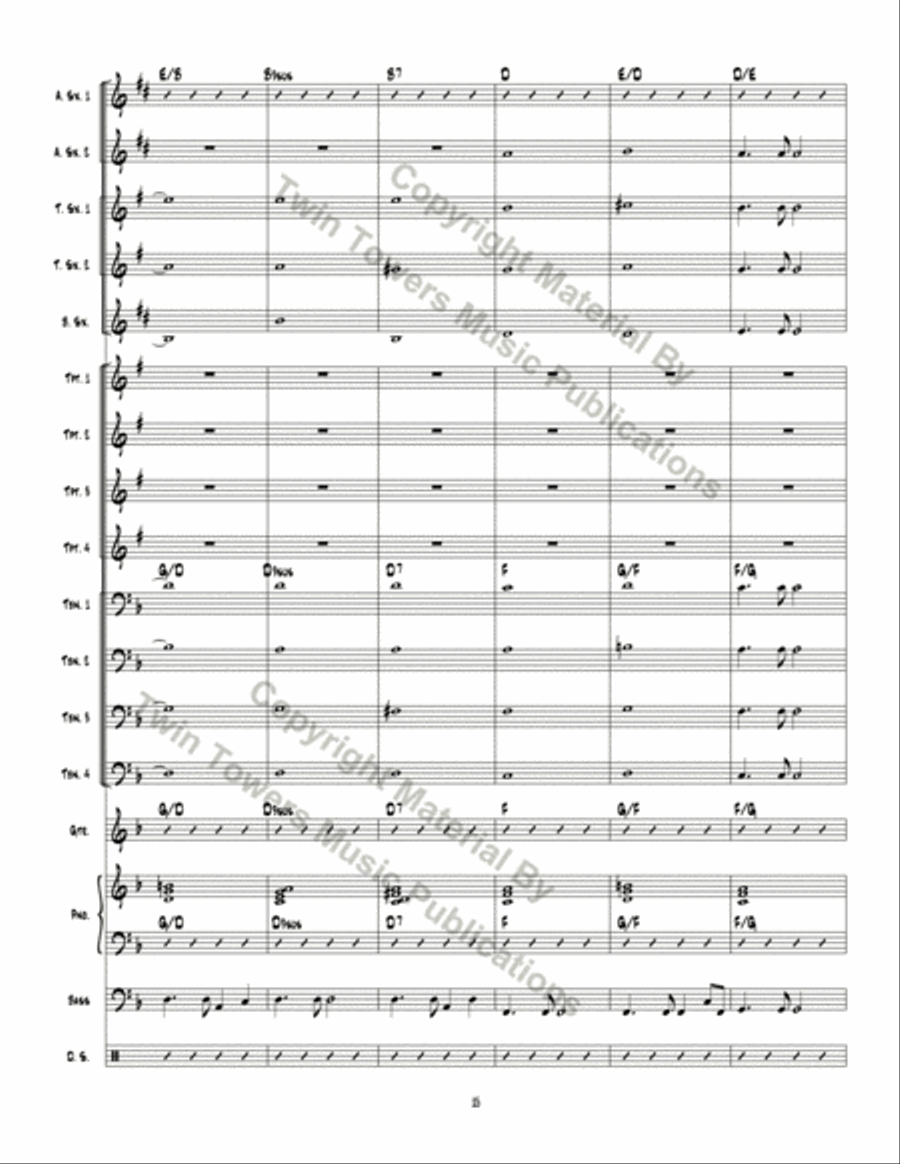Table Time Table Time Jazz Ensemble scores gallery preview page 16
