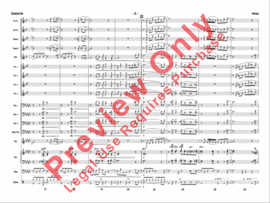 Naima Jazz Ensemble scores gallery preview page 39