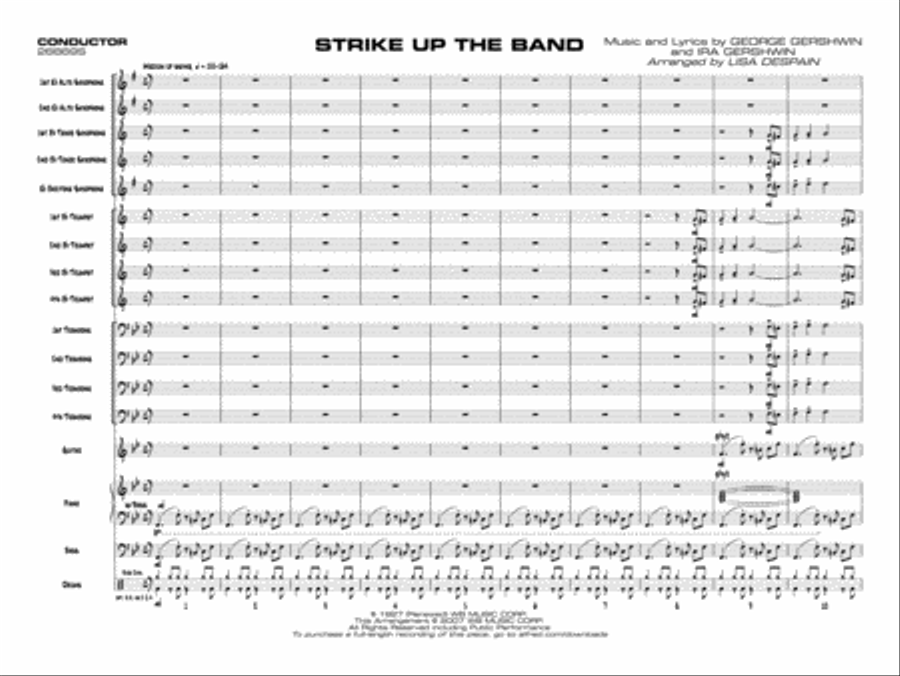 Strike Up the Band Jazz Ensemble scores gallery preview page 2