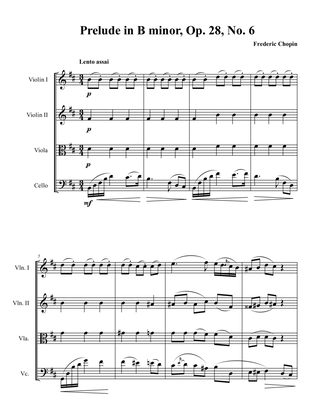 Book cover for Prelude in B minor