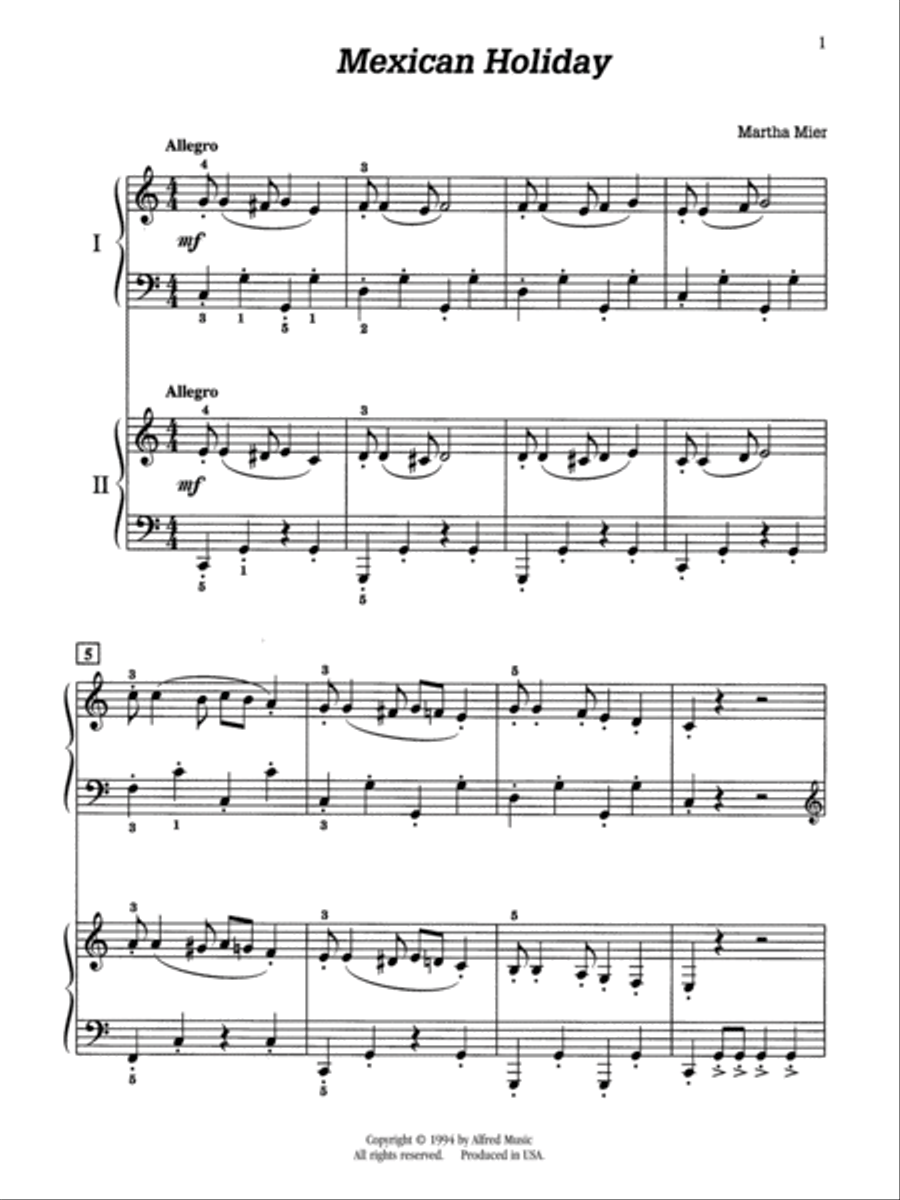 Mexican Holiday Small Ensemble scores gallery preview page 2