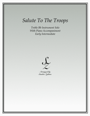Salute To The Troops (treble Bb instrument solo)