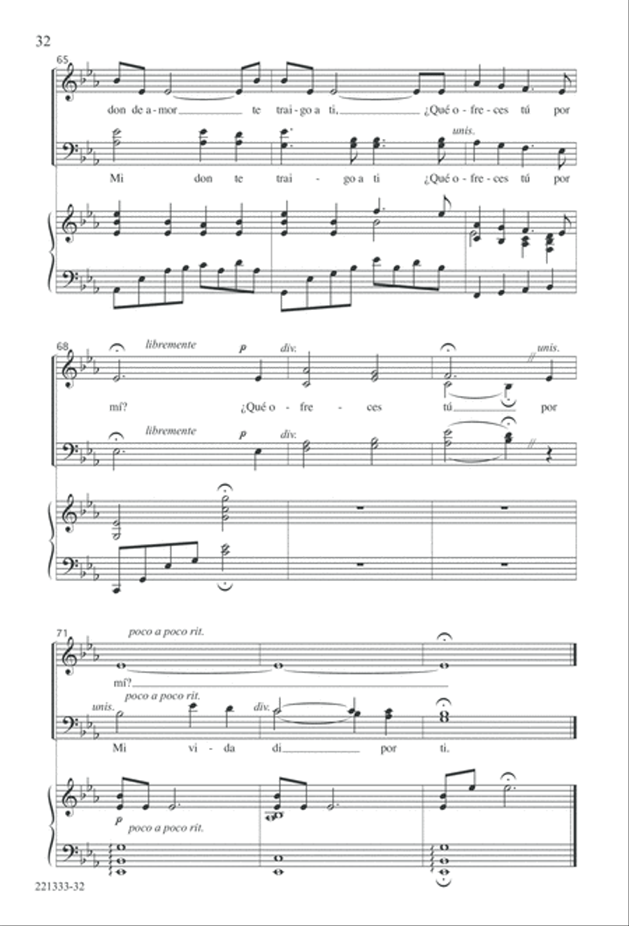 Siervos de Jesus Siervos de Jesus 4-Part scores gallery preview page 36