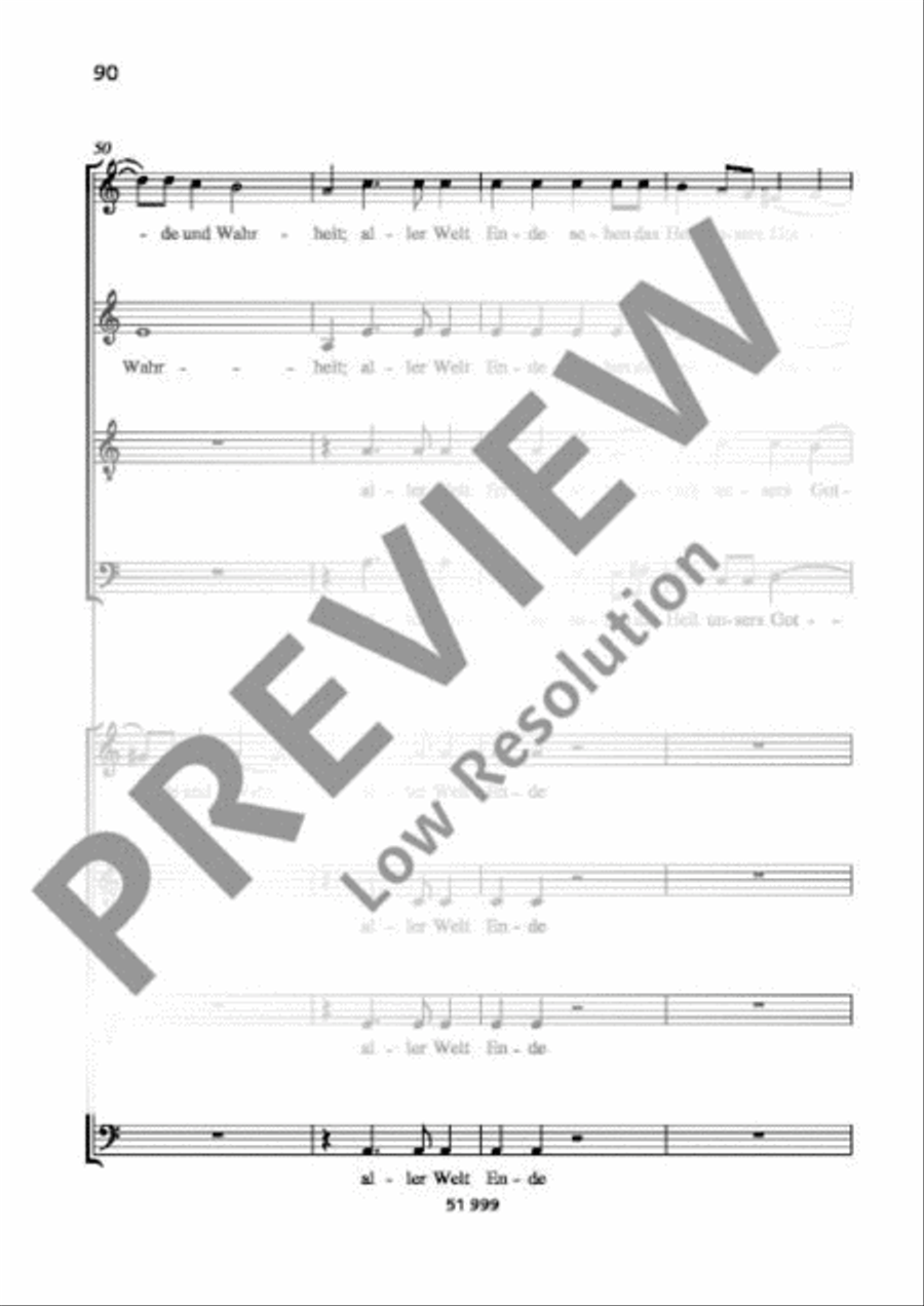 Singet dem Herrn ein neues Lied 4-Part scores gallery preview page 12