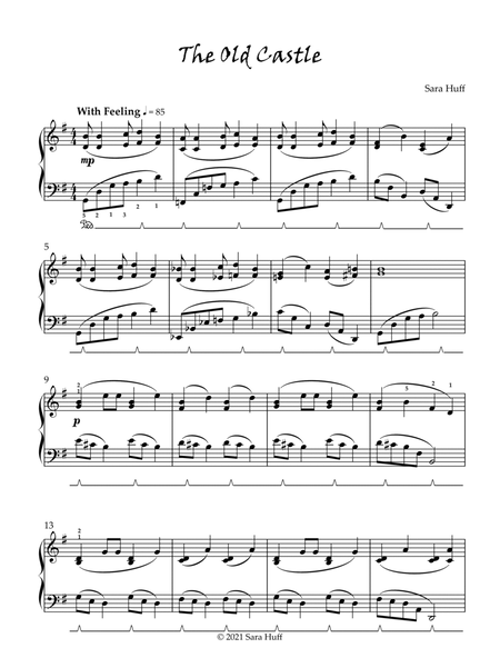 The Old Castle - Piano solo for intermediate level image number null