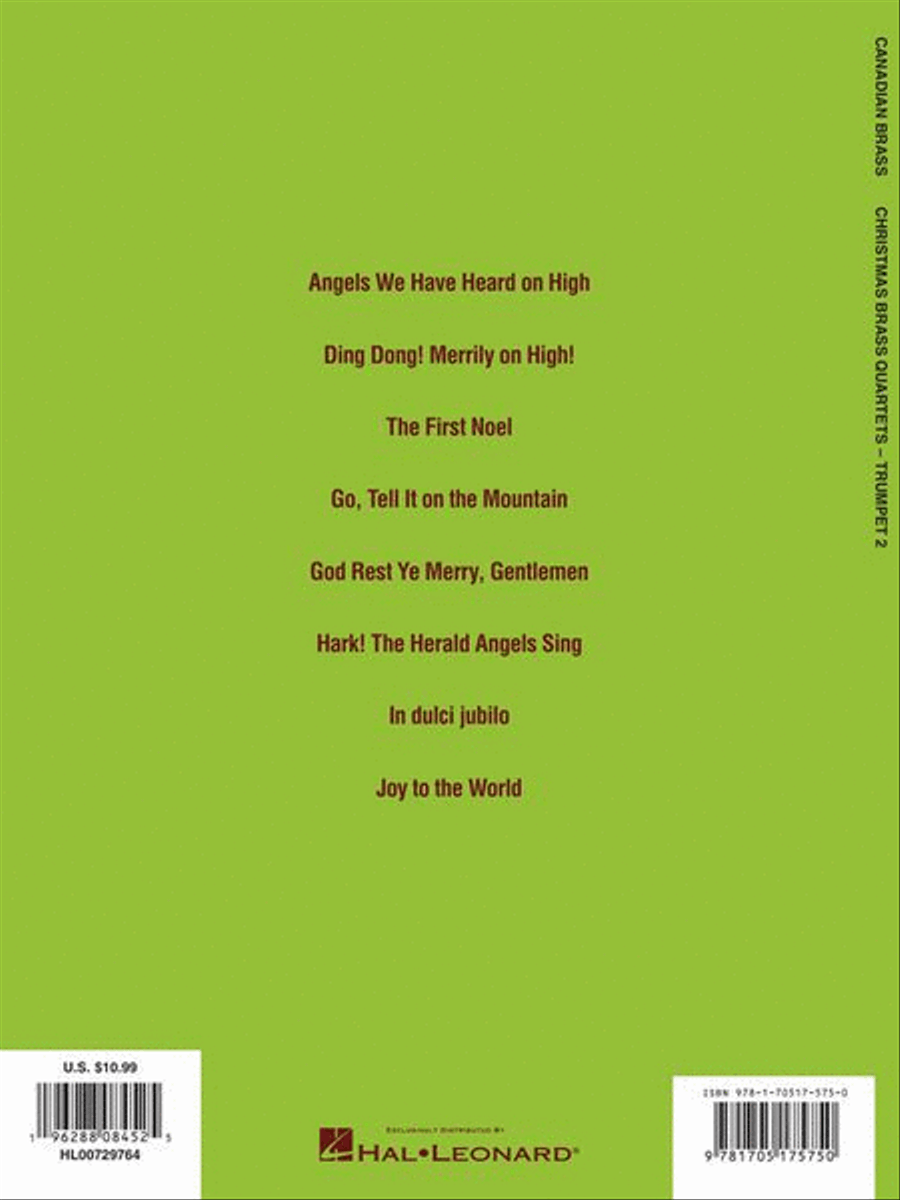 Canadian Brass Christmas Quartets Brass Quartet scores gallery preview page 6