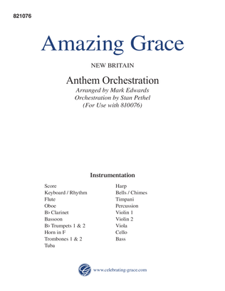 Book cover for Amazing Grace Orchestration (Digital)