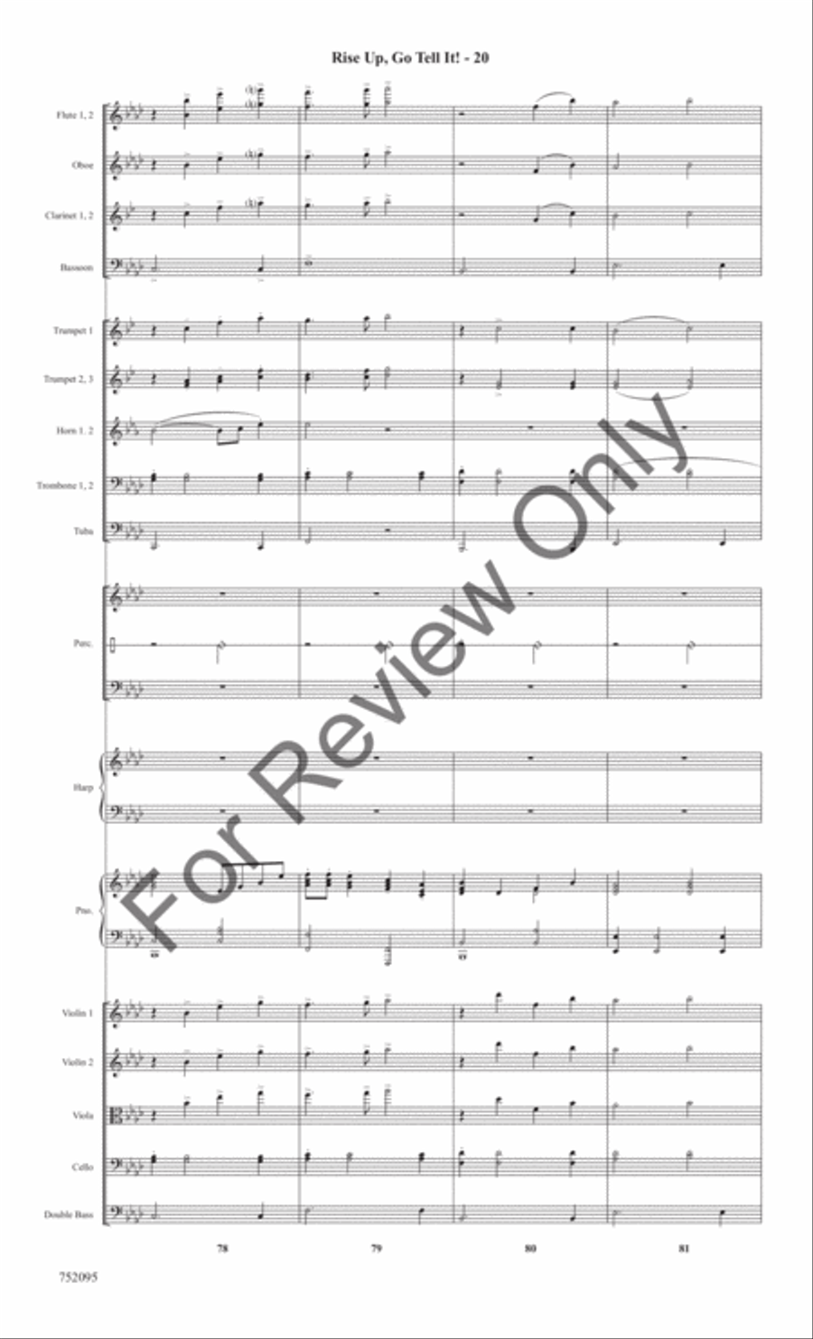 Rise Up, Go Tell It! Rise Up, Go Tell It! Full Orchestra scores gallery preview page 23